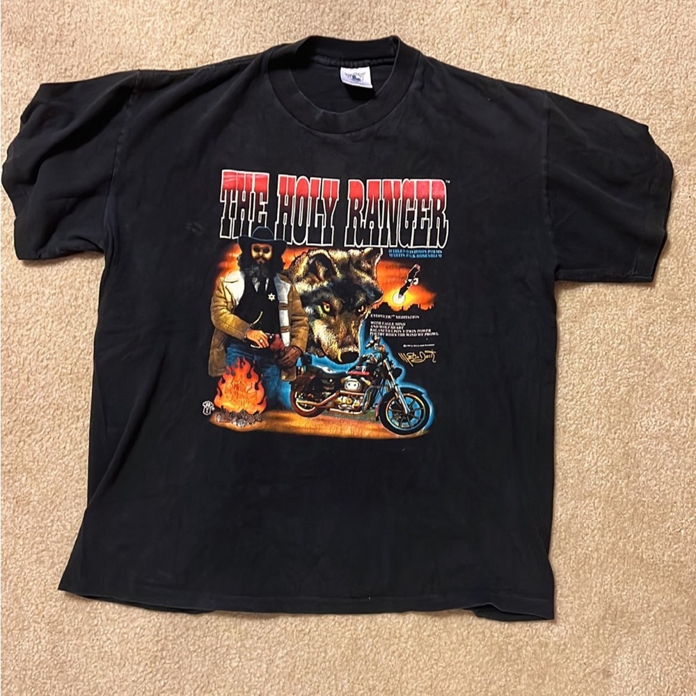 Vintage XL Tshirt The Holy Ranger Harley Davidson